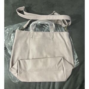 Thirty-One‎ Window Shopper Ltd. Stone Distressed Pebble Tote Detachable Strap
